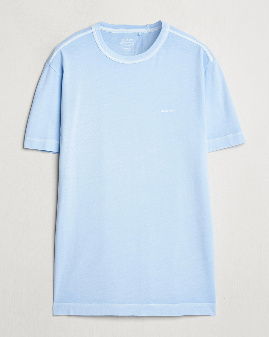 Herre | T-Shirts | GANT | Sunfaded T-Shirt Fresh Blue