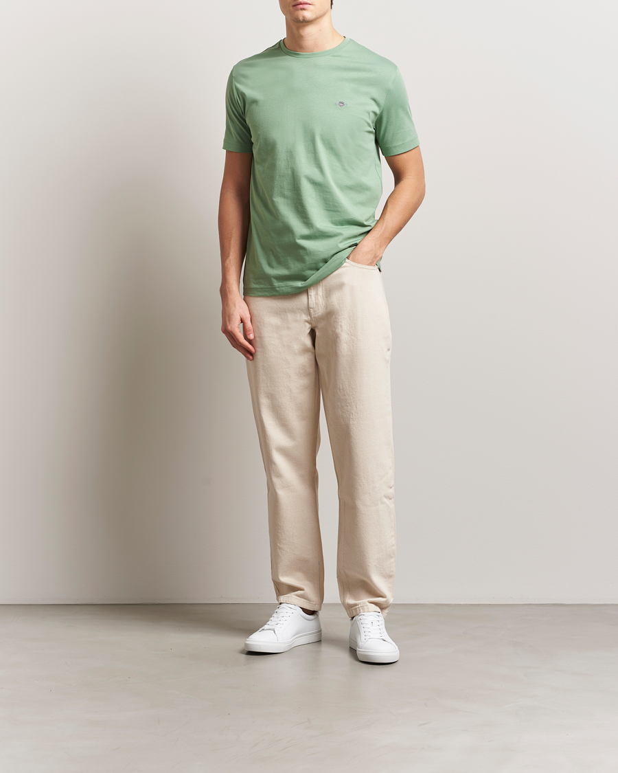 Herre | T-Shirts | GANT | The Original T-Shirt Kalamata Green