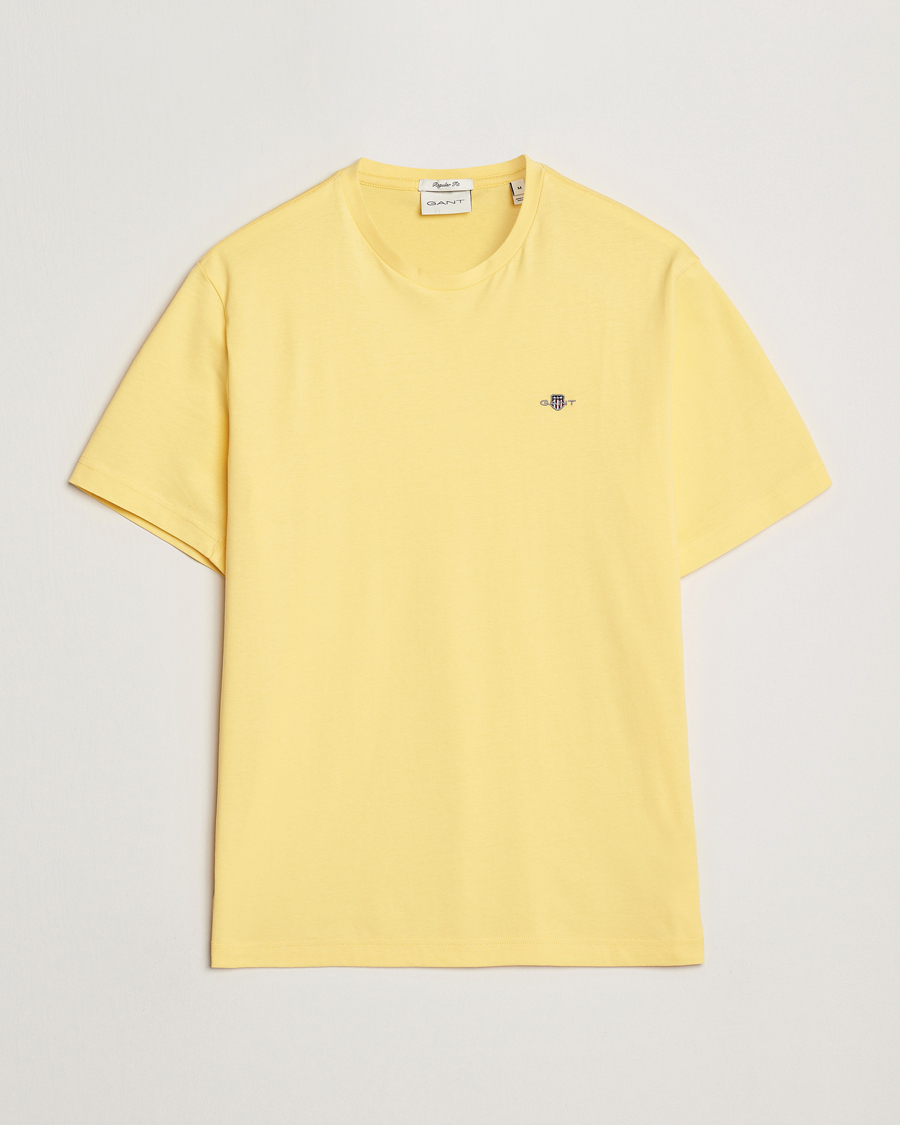 Herre | T-Shirts | GANT | The Original T-Shirt Banana Yellow
