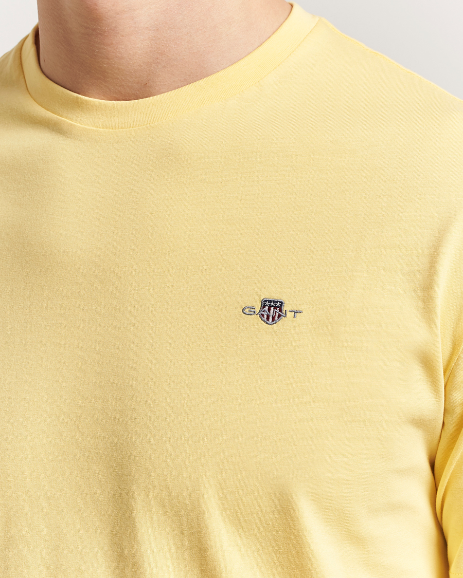 Herre | T-Shirts | GANT | The Original T-Shirt Banana Yellow