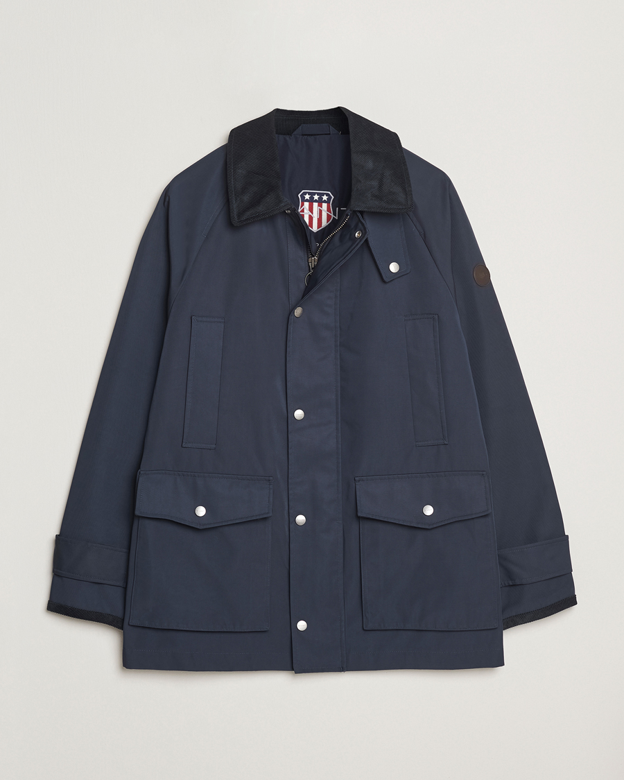 Herre | Jakker | GANT | Spring Decker Jacket Evening Blue