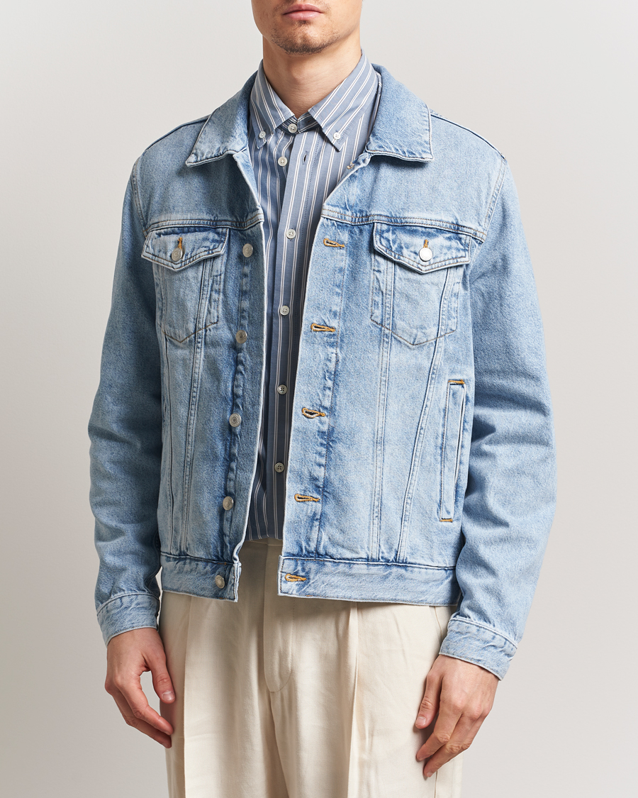 Herre | Jakker | GANT | Denim Jacket Light Blue Vintage