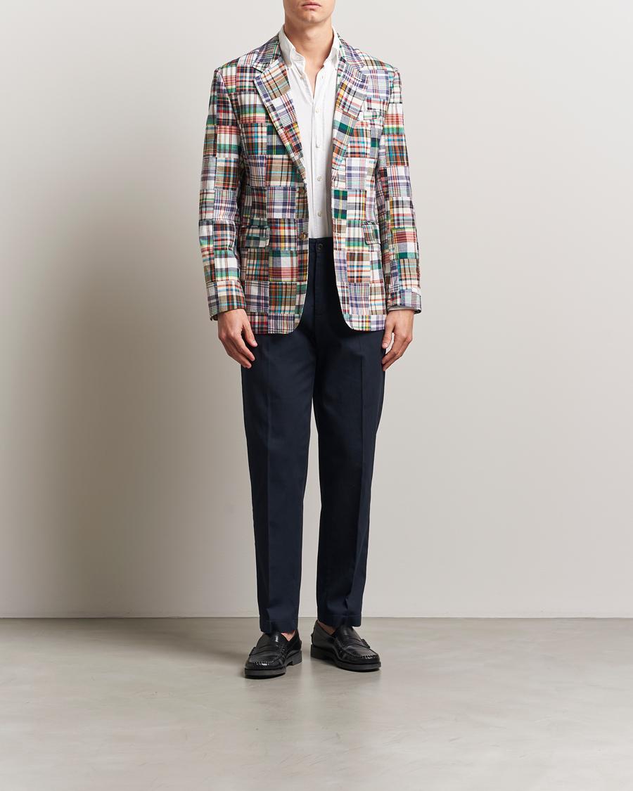 Herre | Dressjakker | GANT | Regular Fit Patchwork Blazer Multi