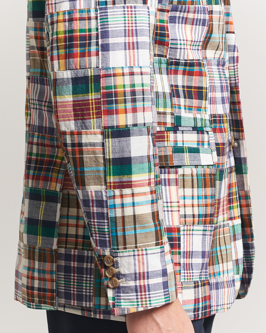 Herre | Dressjakker | GANT | Regular Fit Patchwork Blazer Multi