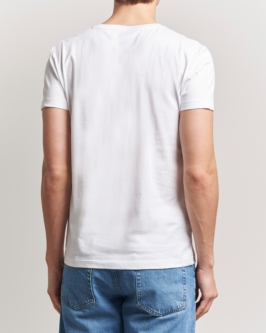 Herre | T-Shirts | GANT | 2-Pack Crew Neck T-Shirt White