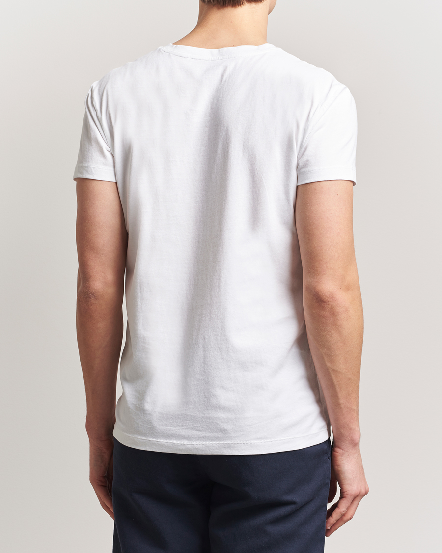 Herre | T-Shirts | GANT | 2-Pack V-Neck T-shirt White