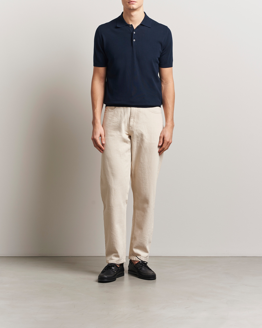 Herre | Pikéer | Altea | Short Sleeve Cotton Polo Navy