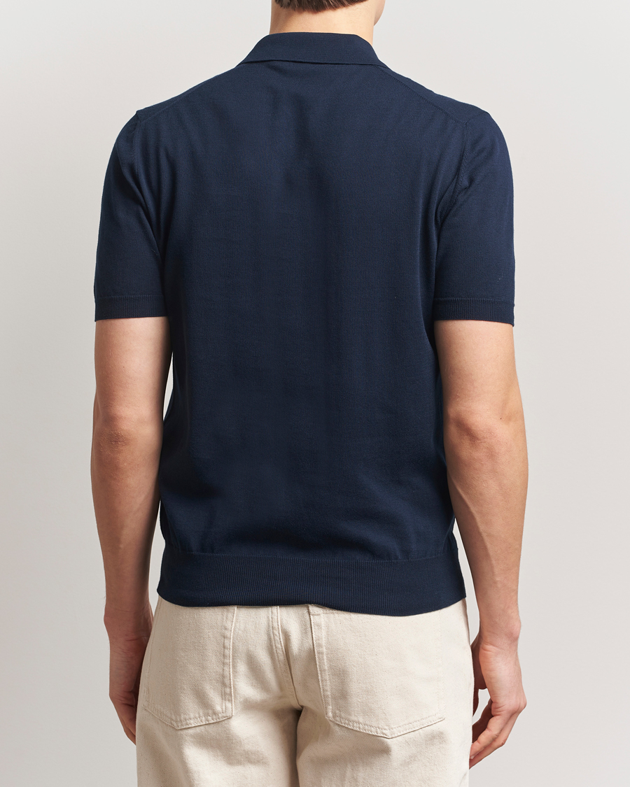 Herre | Pikéer | Altea | Short Sleeve Cotton Polo Navy