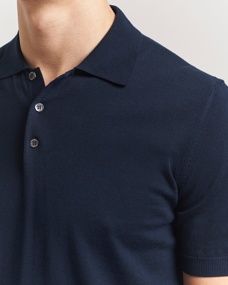 Herre | Pikéer | Altea | Short Sleeve Cotton Polo Navy