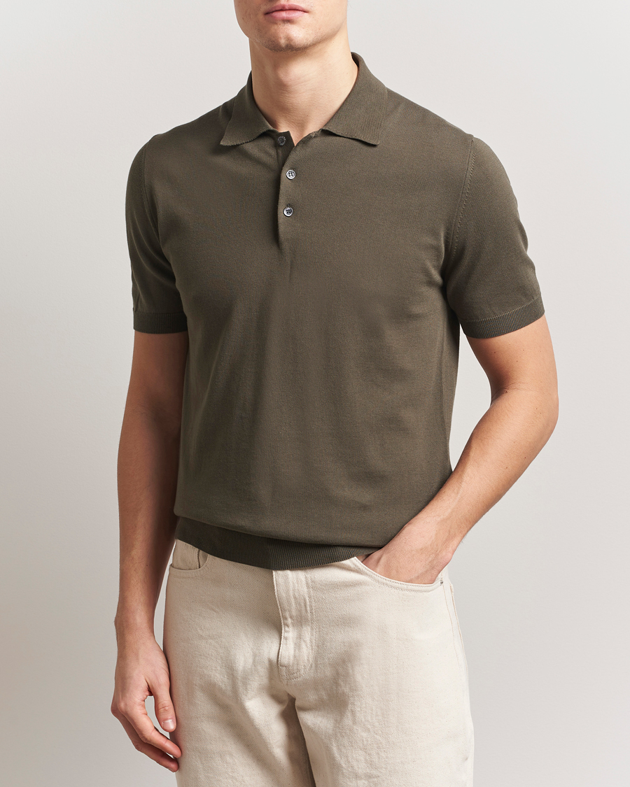Herre | Pikéer | Altea | Short Sleeve Cotton Polo Military