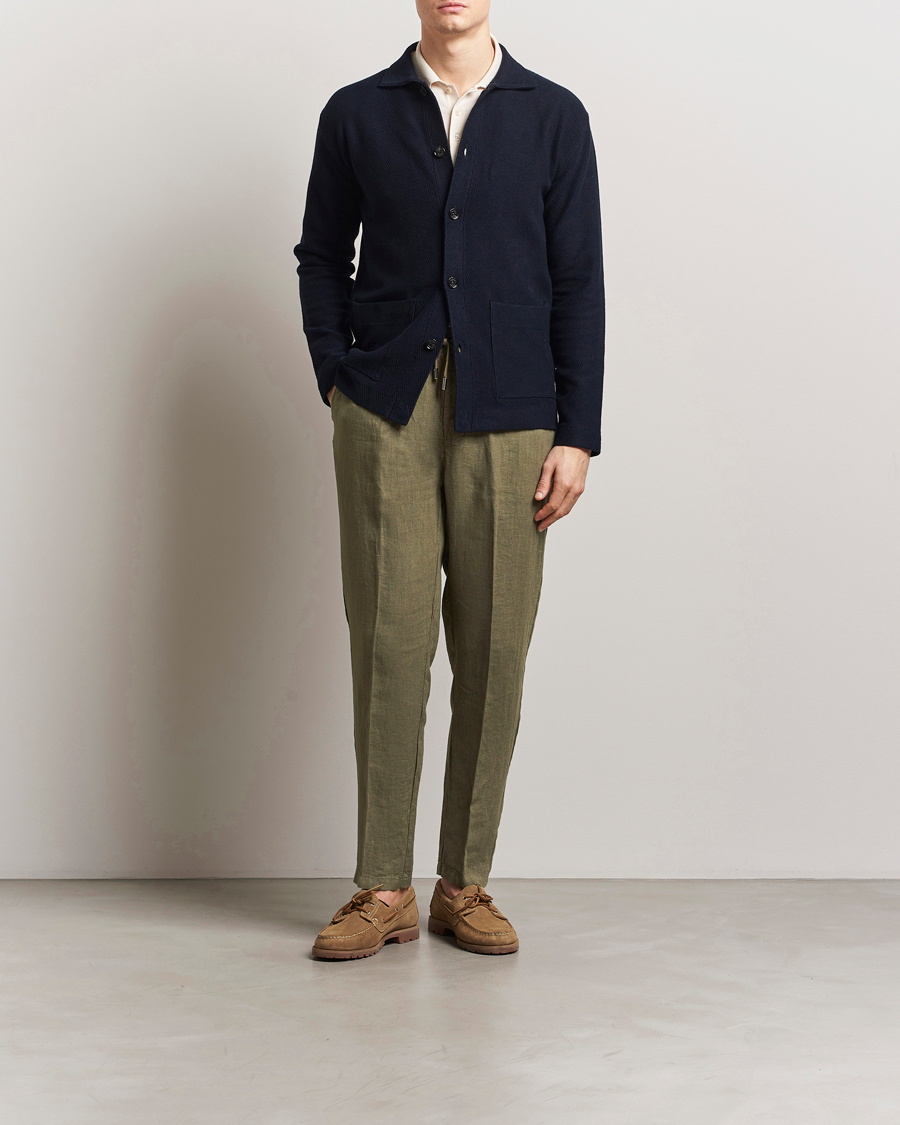 Herre | Bukser | Altea | Linen Drawstring Pants Military