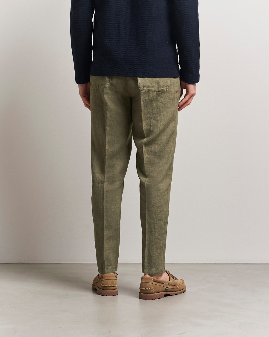 Herre | Bukser | Altea | Linen Drawstring Pants Military