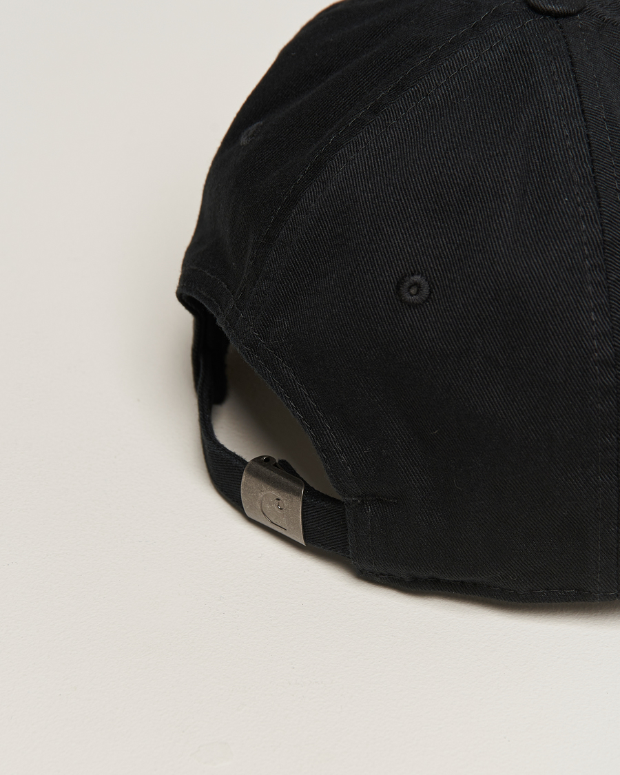 Herre | Carhartt WIP Madison Cotton Twill Logo Cap Black/White | Carhartt WIP | Madison Cotton Twill Logo Cap Black/White