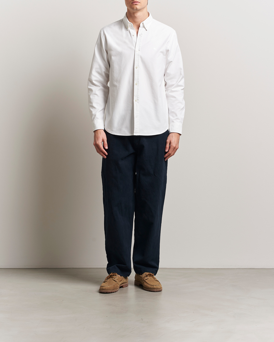 Herre | Skjorter | Carhartt WIP | Bolton Cotton Oxford Shirt White