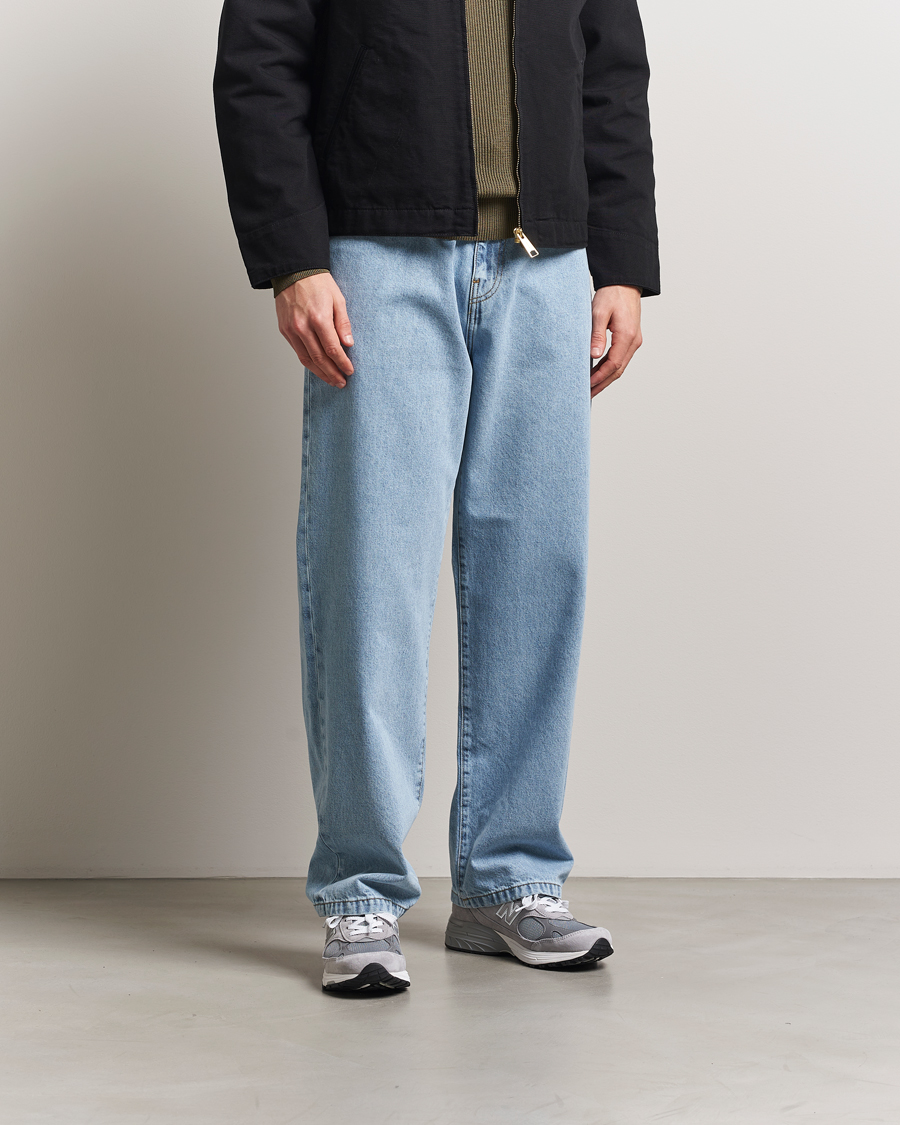 Herre | Jeans | Carhartt WIP | Landon Pant Robertson Denim Blue Bleached