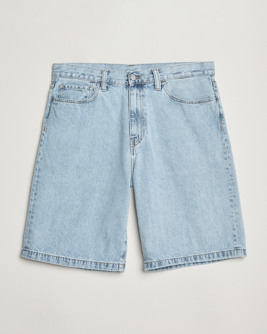 Herre | Shorts | Carhartt WIP | Landon Shorts Robertson Denim Blue Bleached