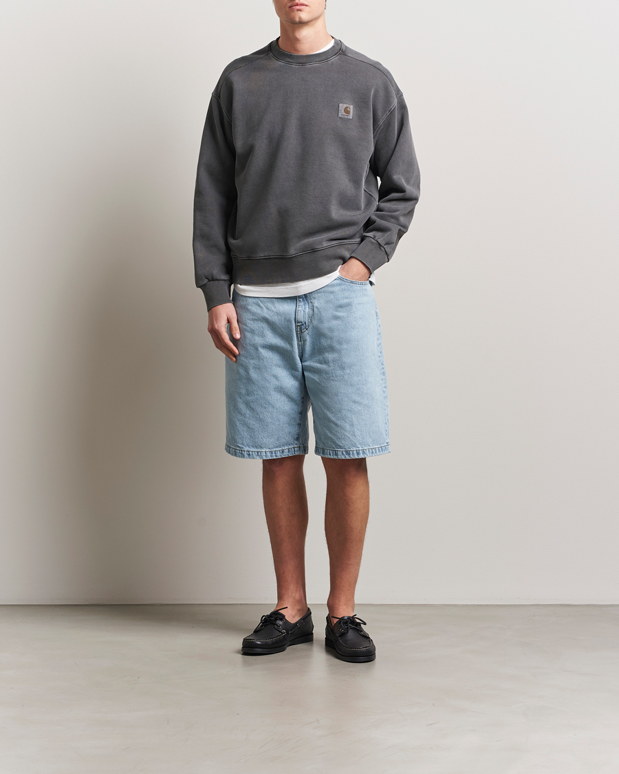 Herre | Shorts | Carhartt WIP | Landon Shorts Robertson Denim Blue Bleached