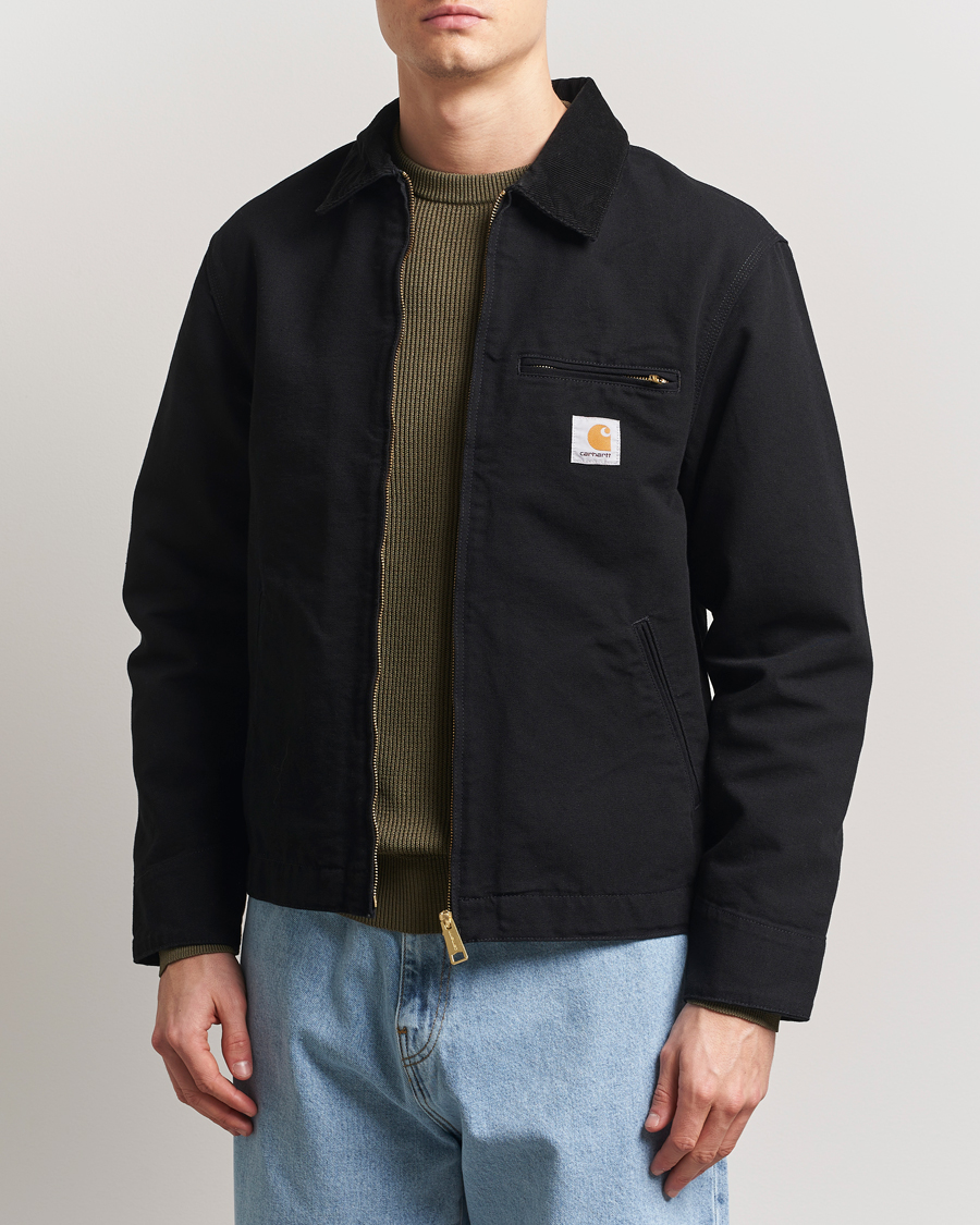 Herre | Jakker | Carhartt WIP | Detroit Jacket Dearborn Canvas Black