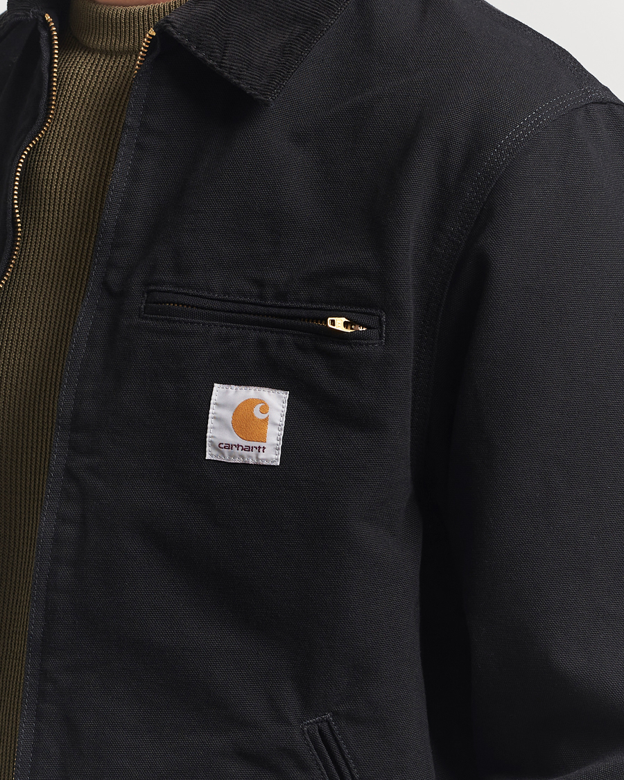 Herre | Jakker | Carhartt WIP | Detroit Jacket Dearborn Canvas Black