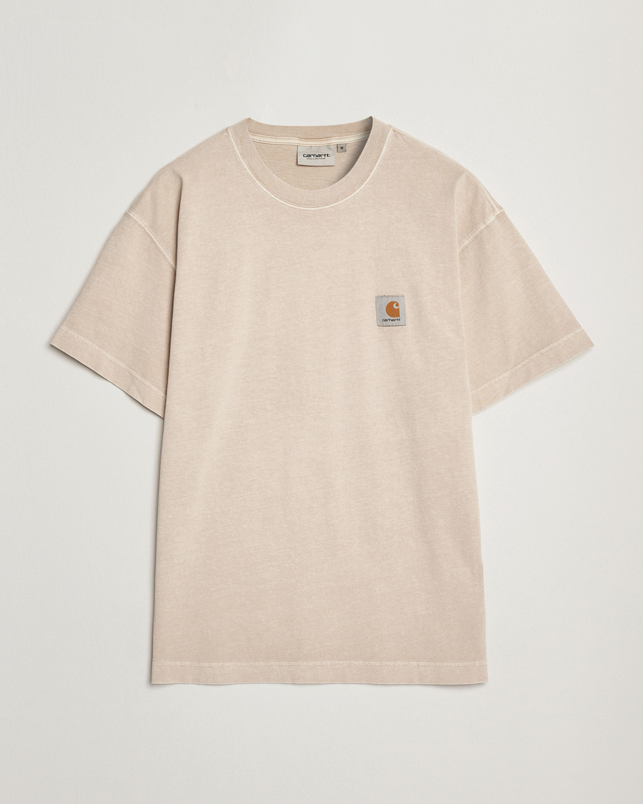 Herre | T-Shirts | Carhartt WIP | Nelson Cotton T-Shirt Fleur De Sel