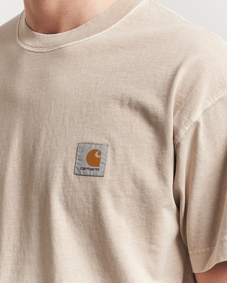 Herre | T-Shirts | Carhartt WIP | Nelson Cotton T-Shirt Fleur De Sel