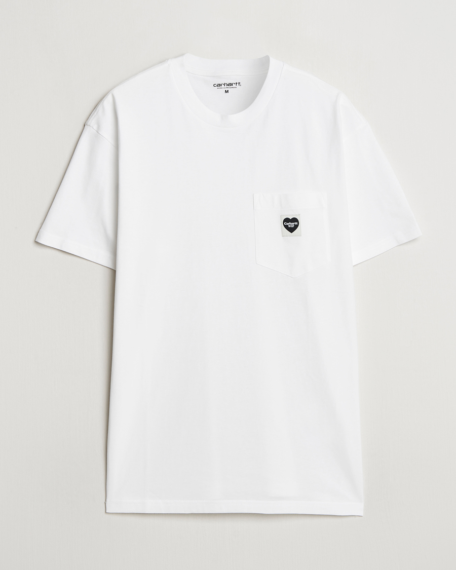 Herre | T-Shirts | Carhartt WIP | Pocket Heart T-Shirt White