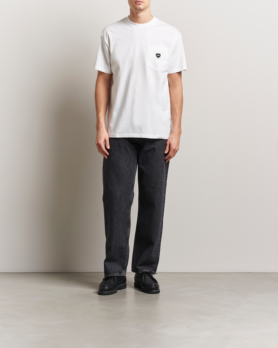Herre | T-Shirts | Carhartt WIP | Pocket Heart T-Shirt White