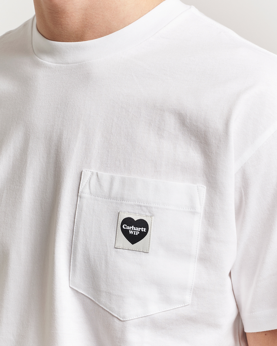 Herre | T-Shirts | Carhartt WIP | Pocket Heart T-Shirt White