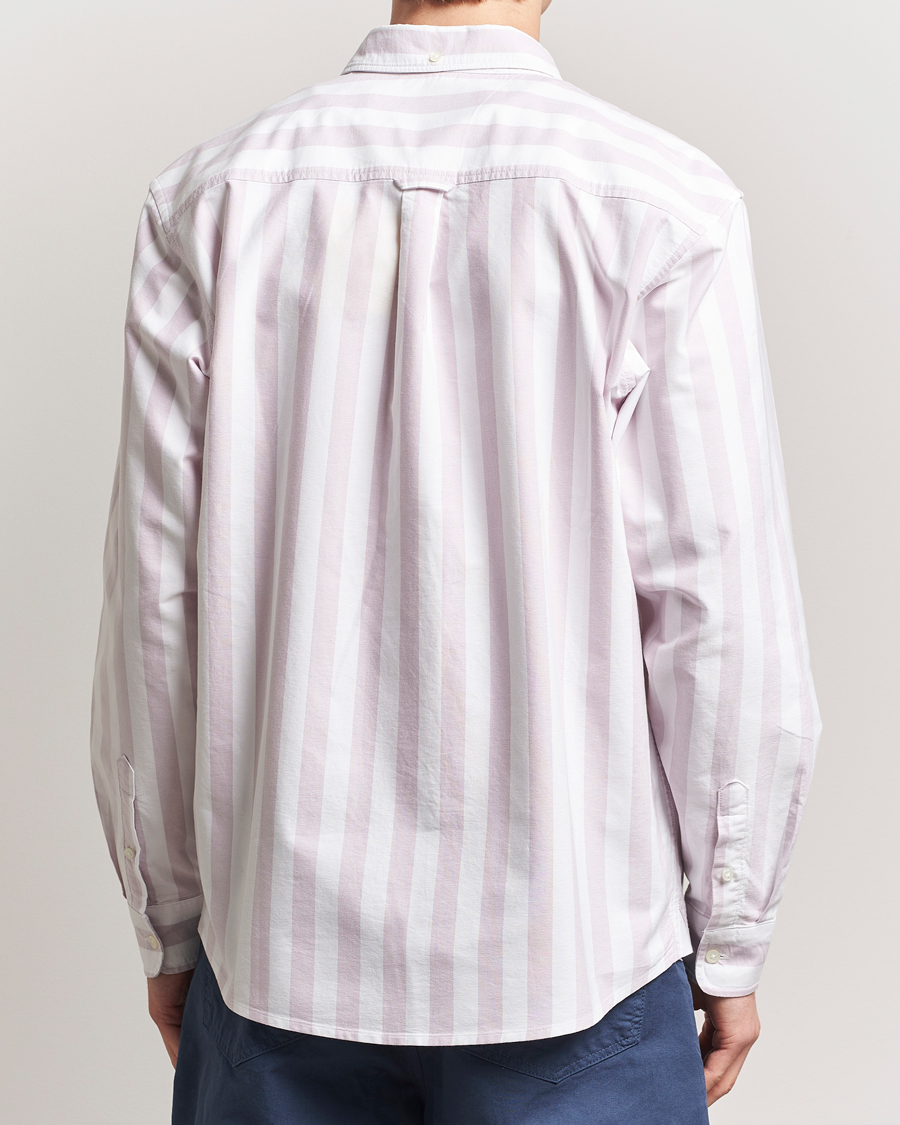 Herre | Skjorter | Carhartt WIP | Dillon Striped Oxford Shirt Hortensia/White