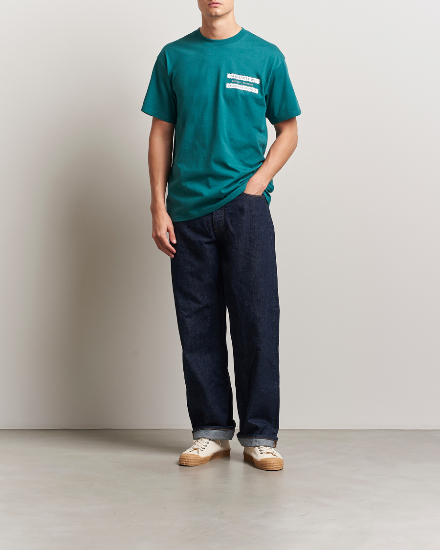 Herre | T-Shirts | Carhartt WIP | Catalogue Back Print T-Shirt Rainforest