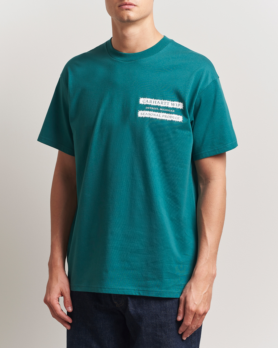 Herre | T-Shirts | Carhartt WIP | Catalogue Back Print T-Shirt Rainforest