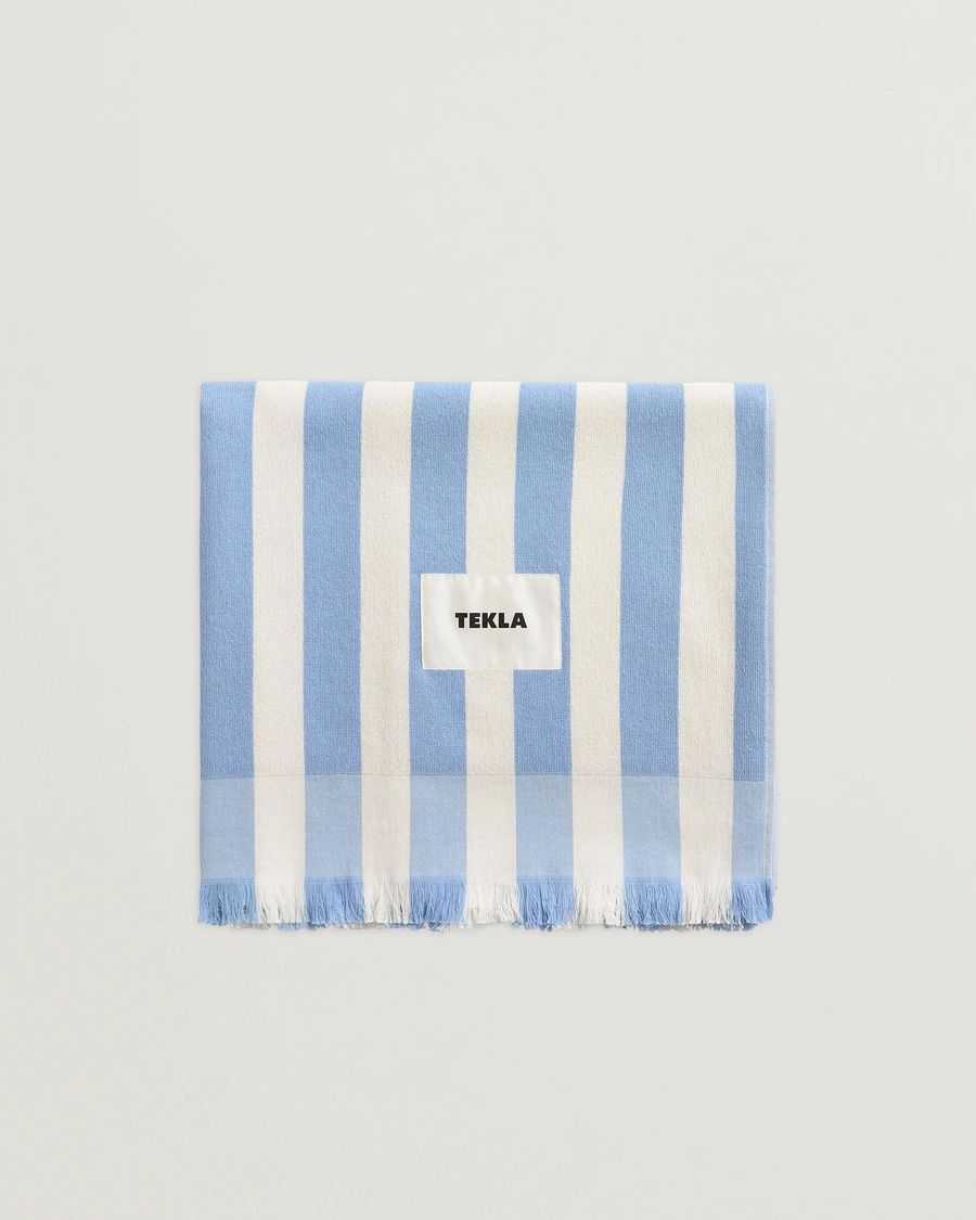 Herre | Tekstiler | Tekla | TeklaOrganic Terry Beach TowelMoro Stripes