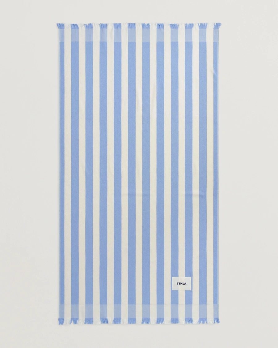 Herre | Tekstiler | Tekla | TeklaOrganic Terry Beach TowelMoro Stripes