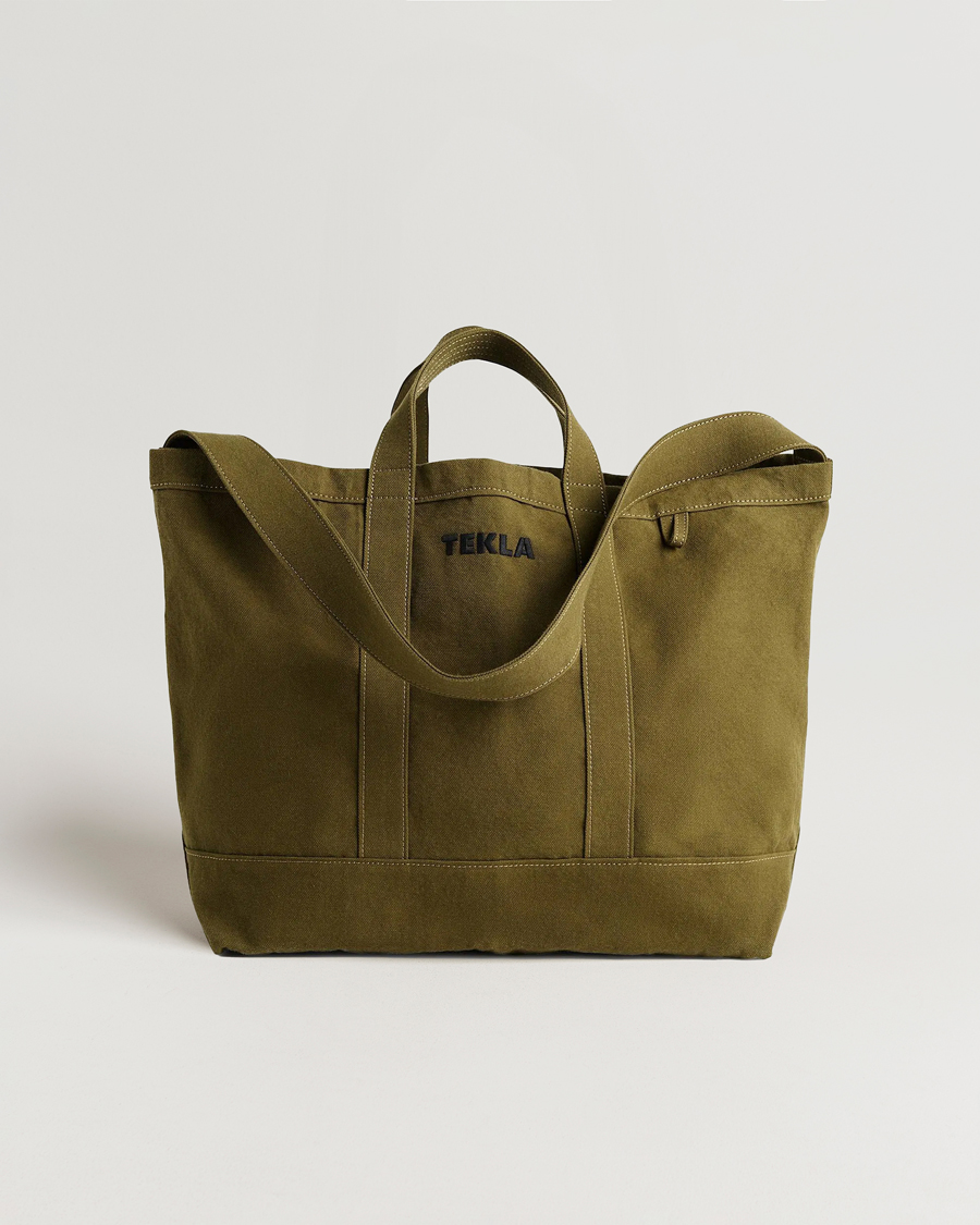 Herre | Vesker | Tekla | Beach Bag Olive