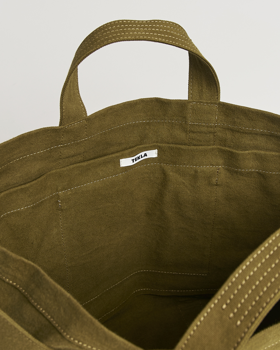 Herre | Vesker | Tekla | Beach Bag Olive