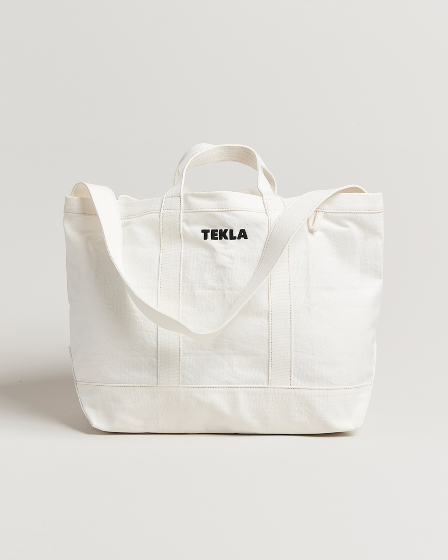 Herre | Vesker | Tekla | Beach Bag Ivory