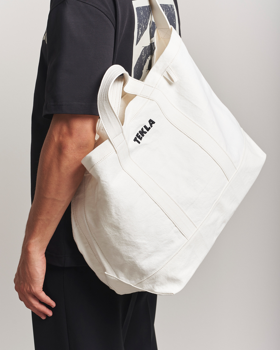 Herre | Vesker | Tekla | Beach Bag Ivory