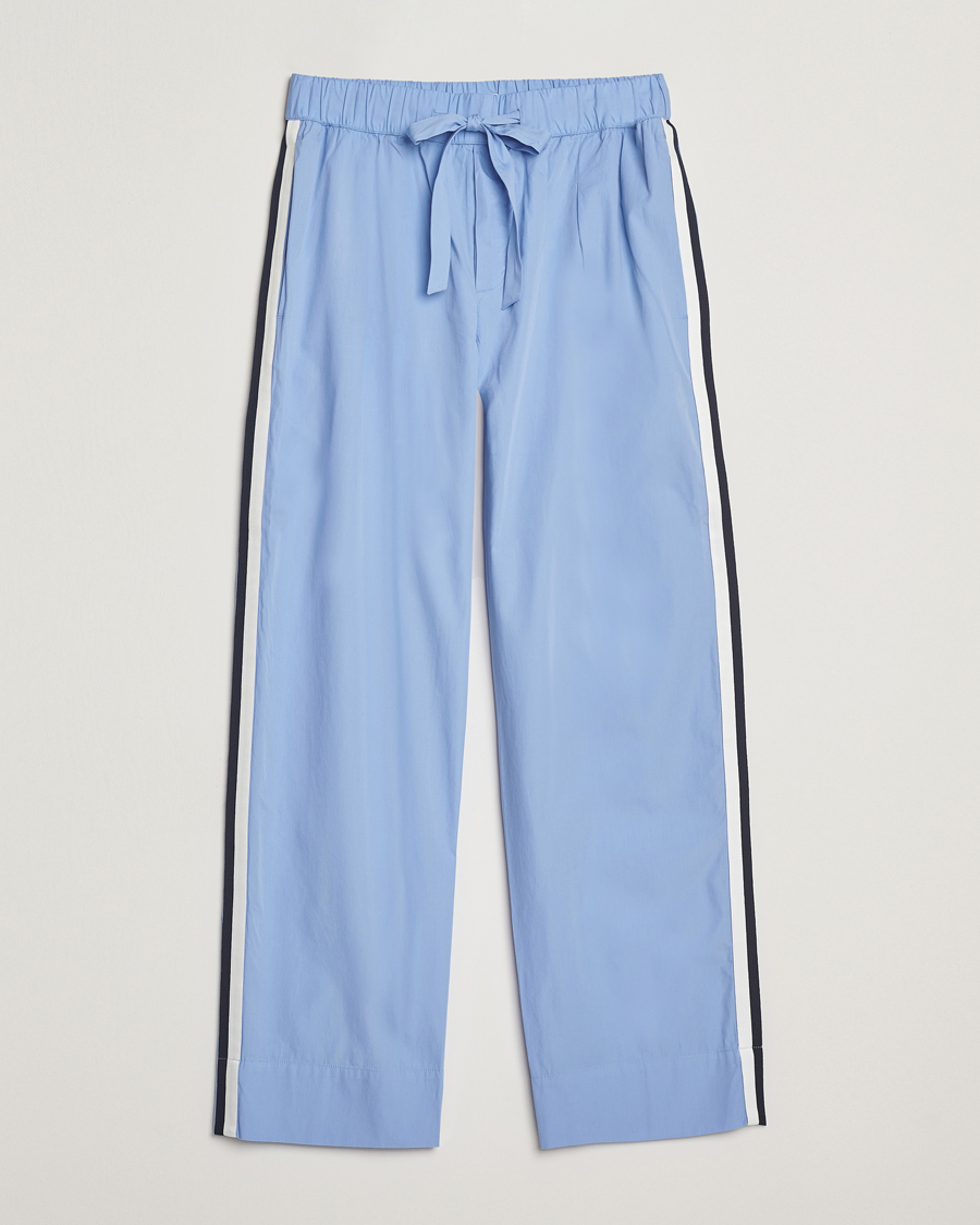 Herre | Pyjamaser og badekåper | Tekla | Grosgrain Stripes Pyjama Pants Cornflower Blue