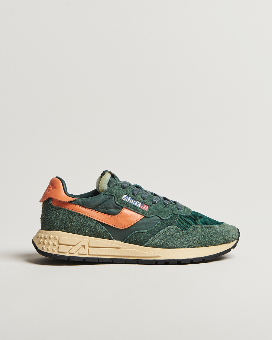 Herre | Sneakers | Autry | Reelwind Running Sneaker Green/Orange
