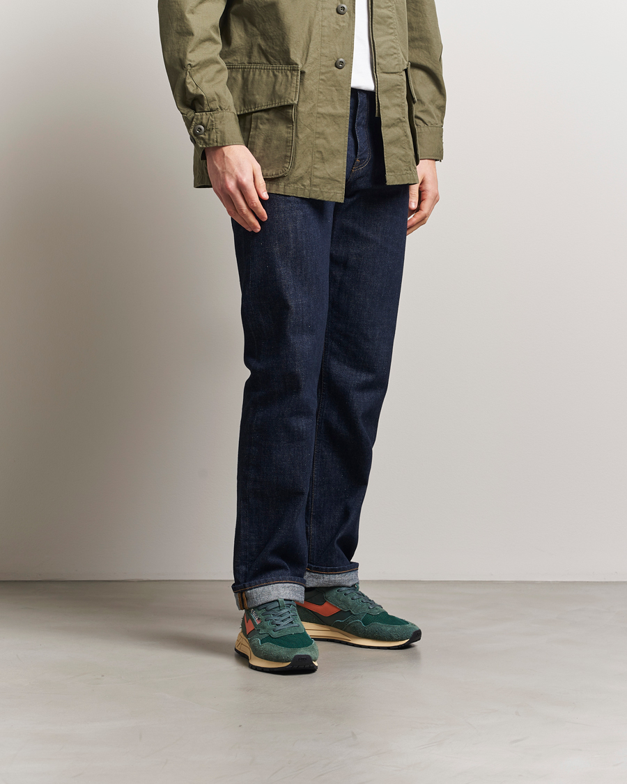 Herre | Sneakers | Autry | Reelwind Running Sneaker Green/Orange