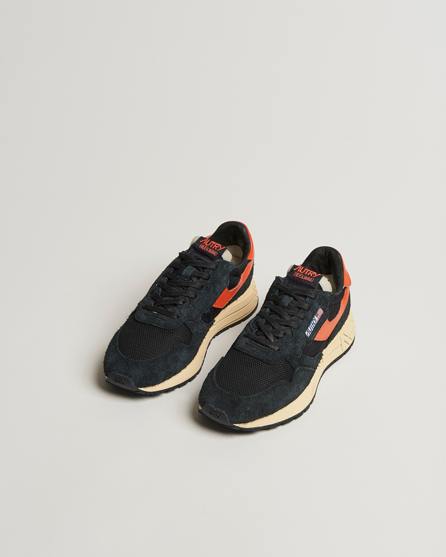 Herre | Sneakers | Autry | Reelwind Running Sneaker Black/Orange