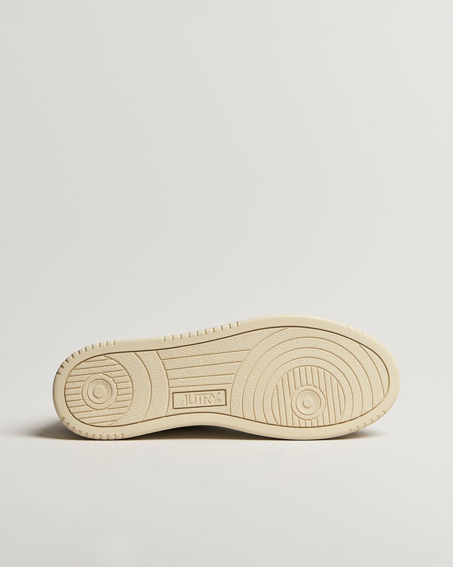 Herre | Sneakers | Autry | Medalist Low Super Soft Goat Leather Sneaker White/Navy