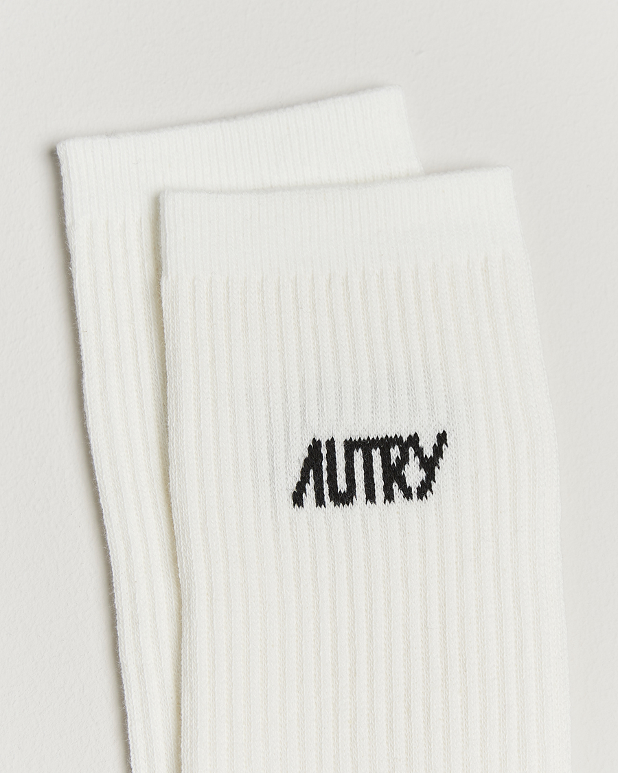 Herre | Undertøy | Autry | Logo Socks Cream/Black