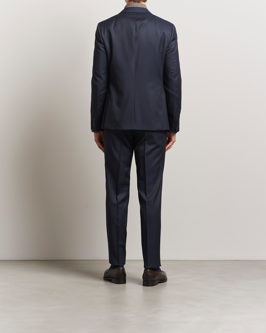 Herre | Dresser | Zegna | Tailored Wool Suit Navy