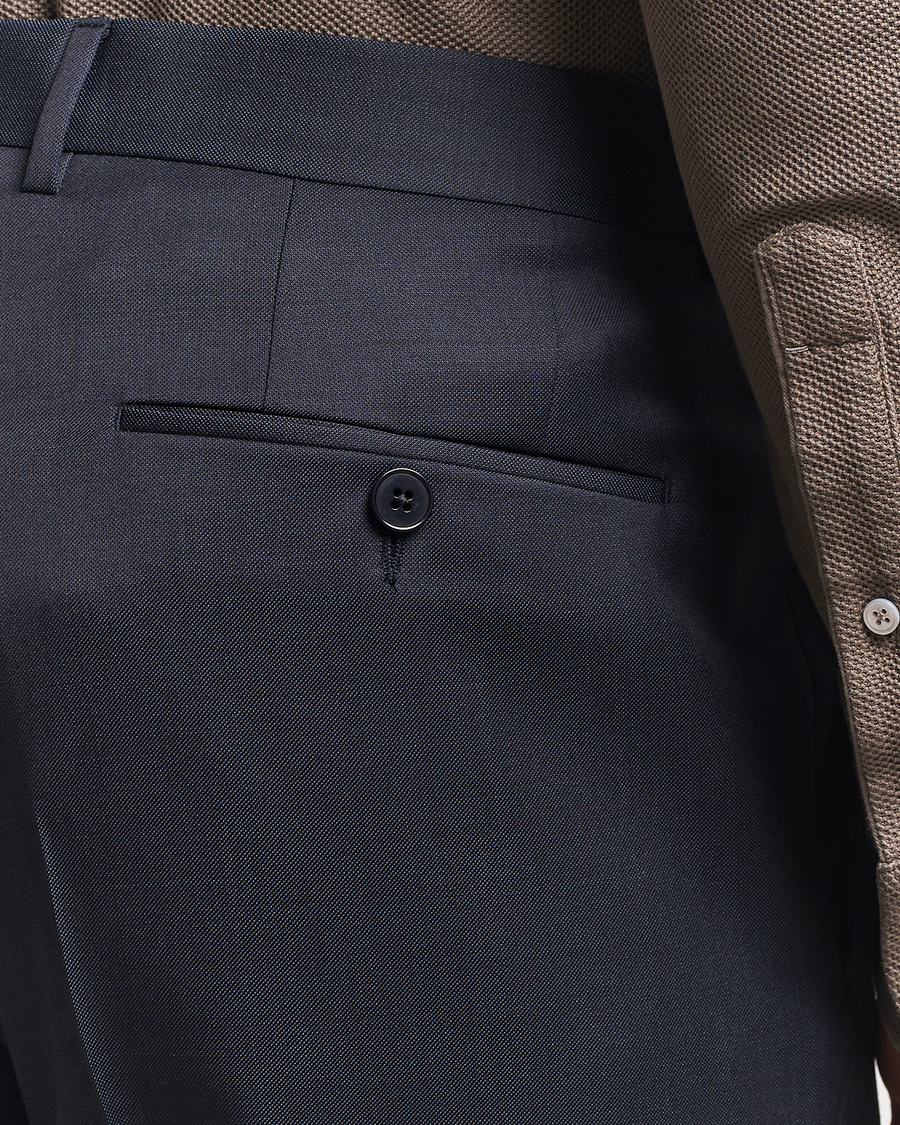 Herre | Dresser | Zegna | Tailored Wool Suit Navy