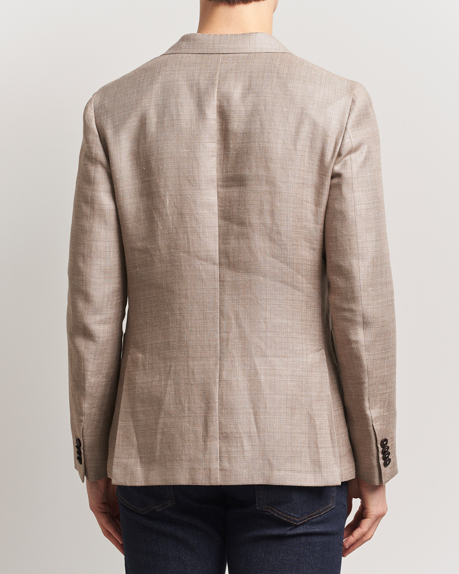 Herre | Dressjakker | Zegna | Unconstructed Wool/Linen Blazer Beige