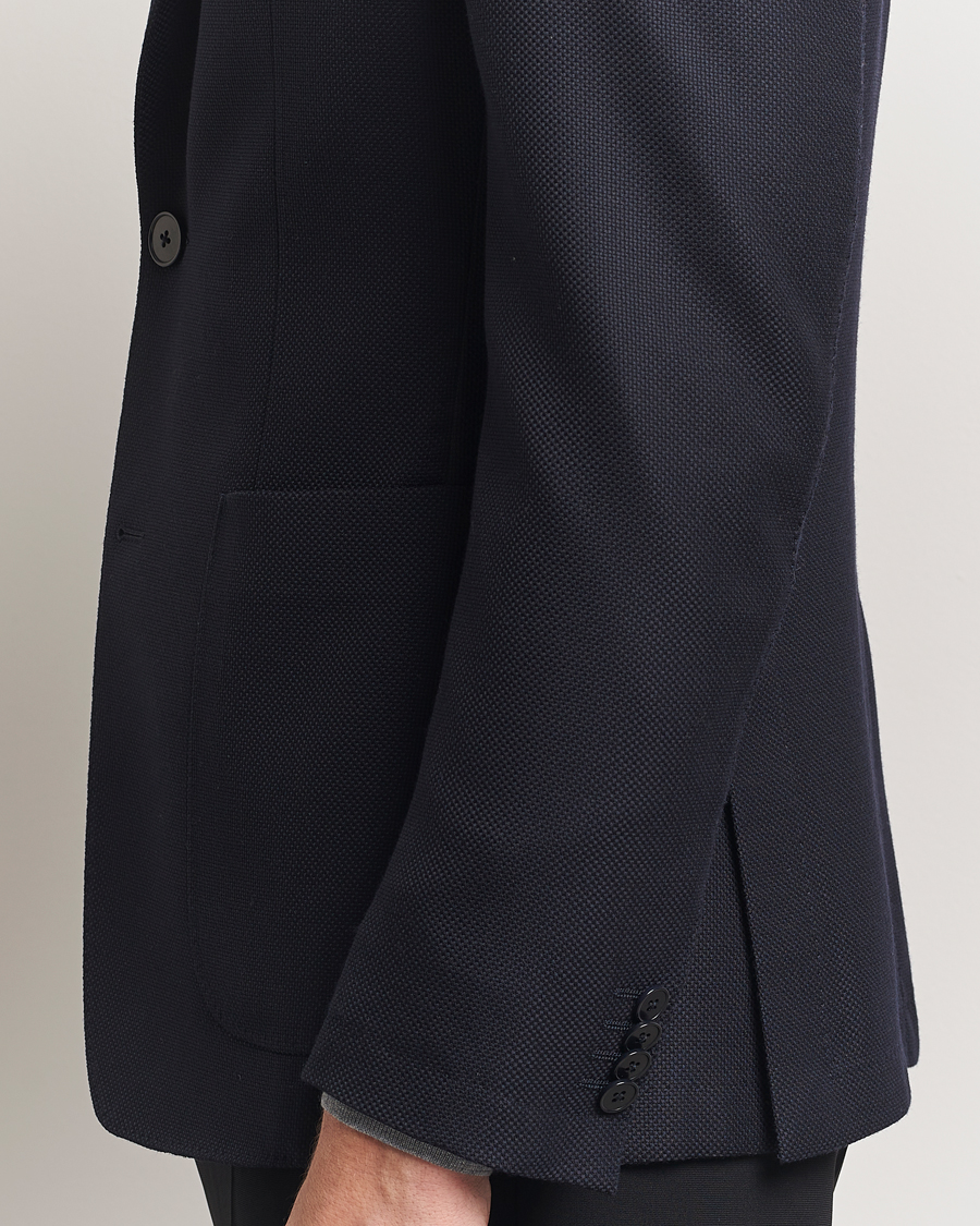 Herre | Dressjakker | Zegna | Unconstructed Wool Hopsack Blazer Navy