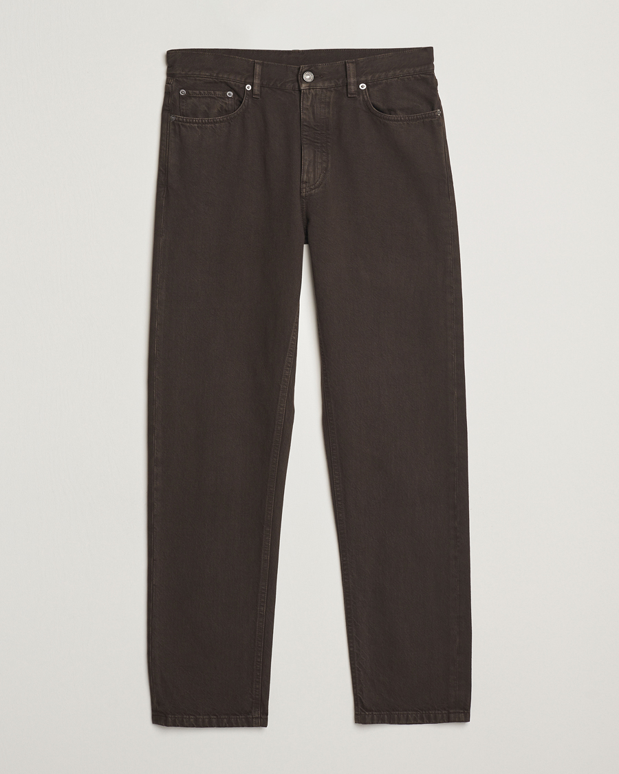 Herre | Bukser | Zegna | 5-Pocket Marbled Denim Pants Brown