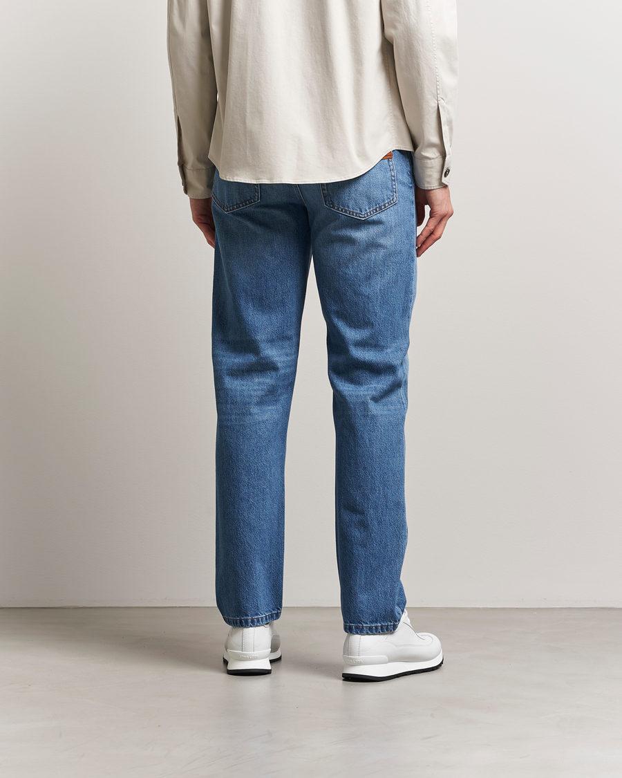 Herre | Bukser | Zegna | 5-Pocket Denim Jeans Medium Blue Wash