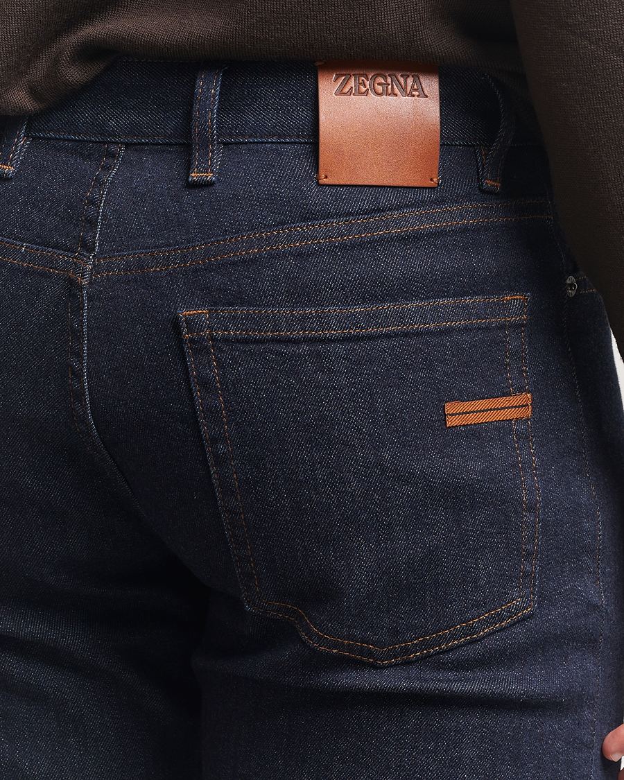 Herre | Jeans | Zegna | 5-Pocket Denim Jeans Dark Rinse